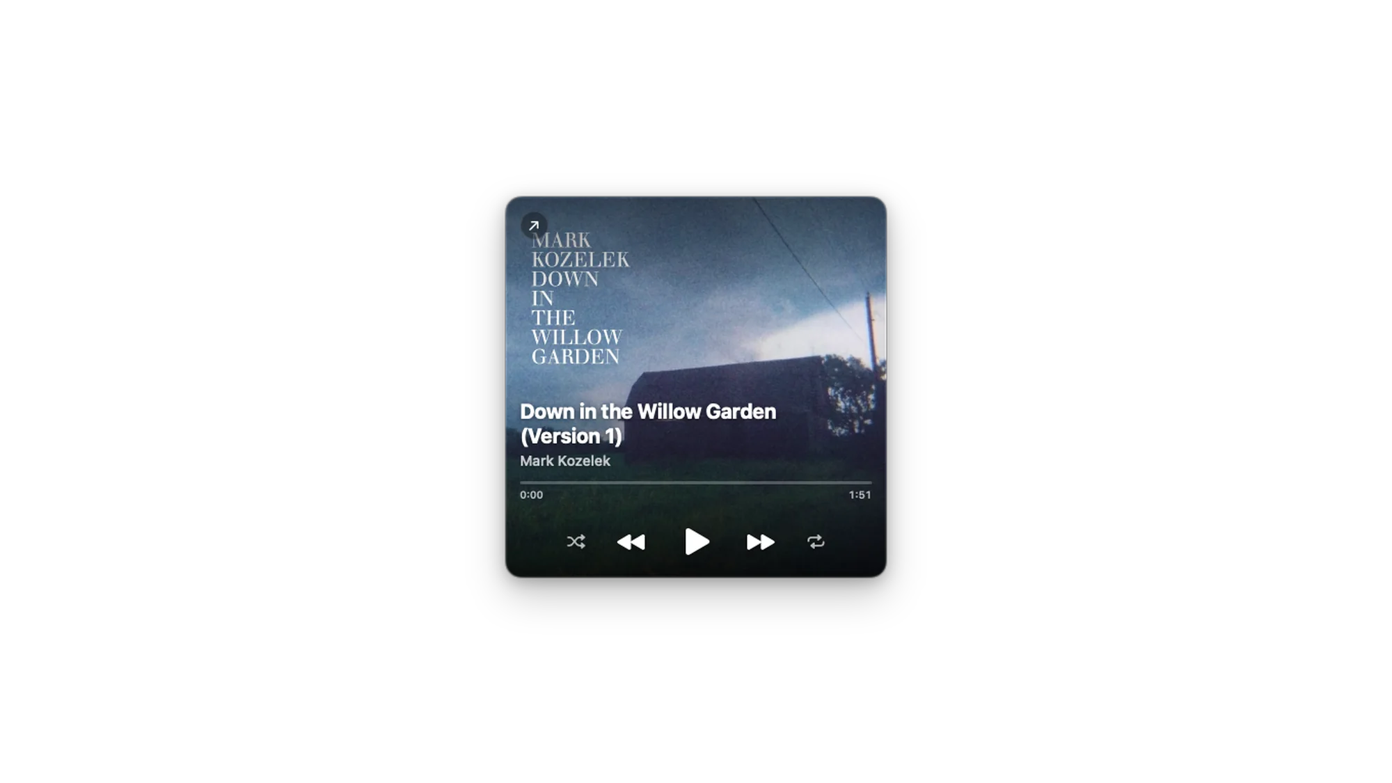 Tidal Mini Player on macOS