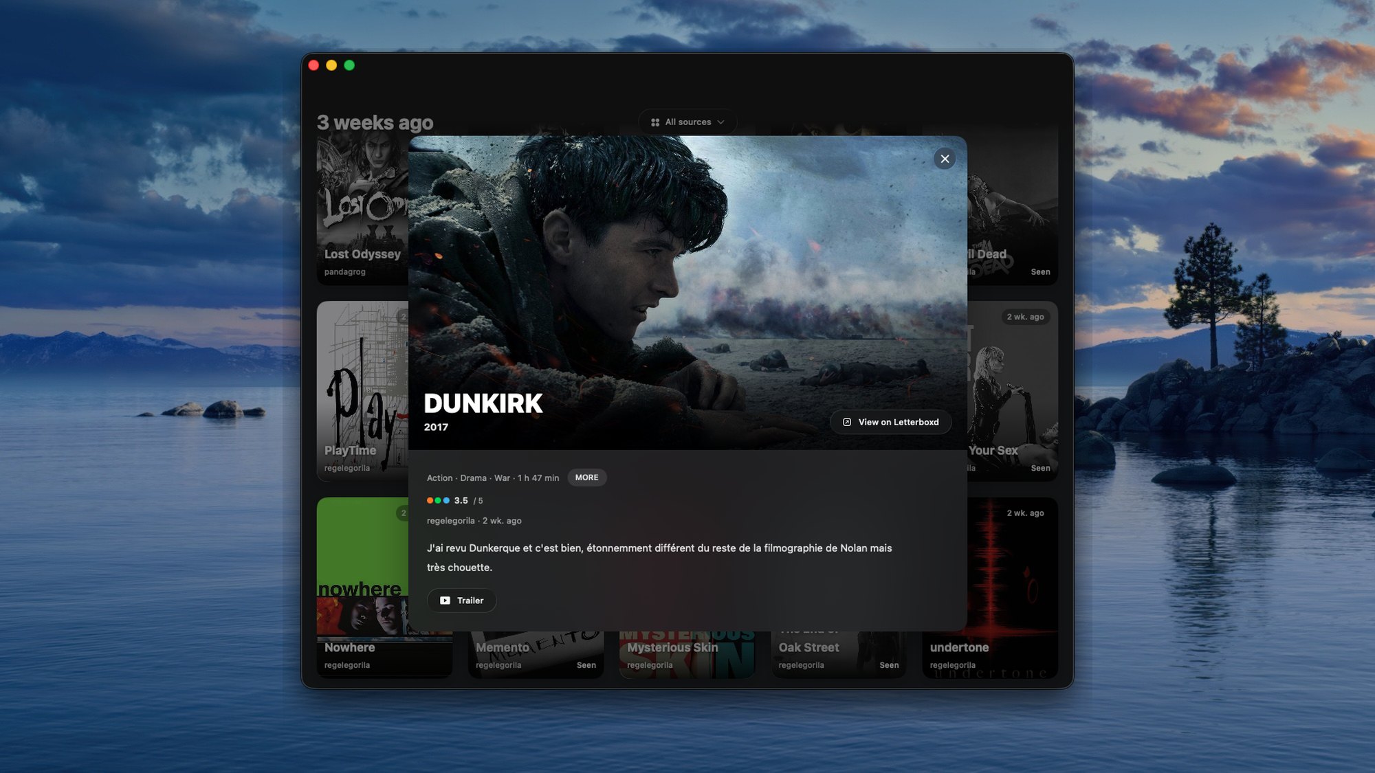 Reed film log from Letterboxd